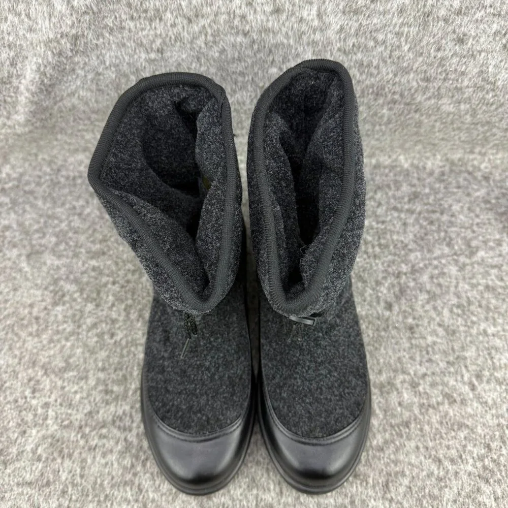 ✅Womens 7M Wanderlust Canada Alpine Grey Pull On Waterproof Winter Snow Boots - Picture 6 of 14